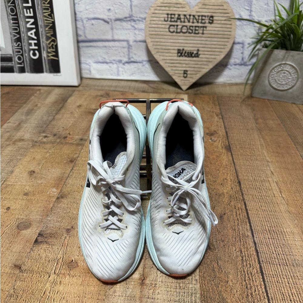 Hoka One One Rincon 3 Walking Running Sneakers Shoes Women's 8B - Picture 8 of 13